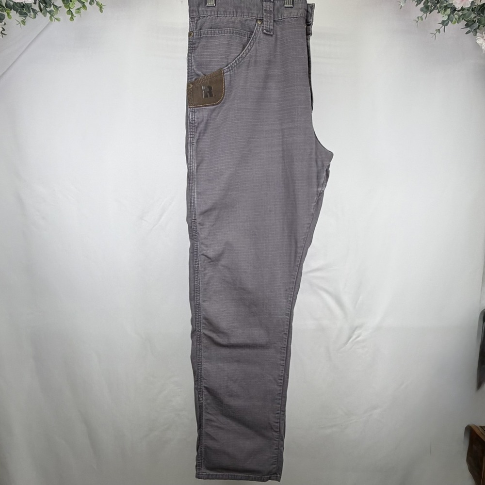 Wrangler Riggs Workwear Ranger Cargo Pants Men's 36x32 Gray Pocket Logo
